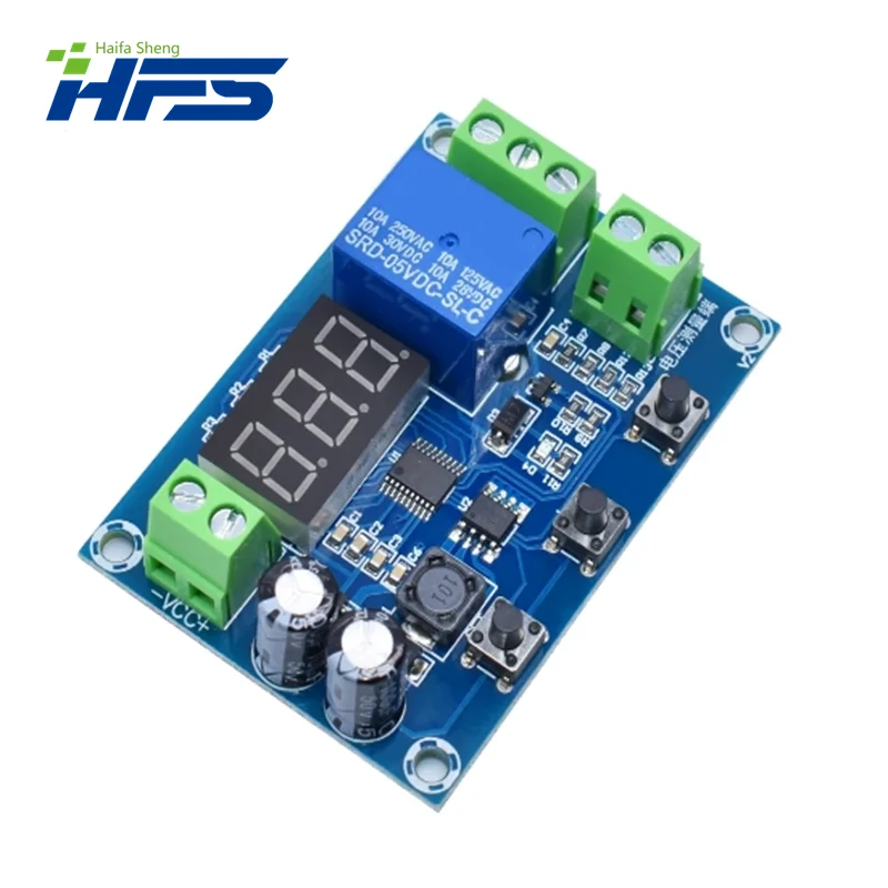 XH-M608 Battery Charge Discharge Module DC6-40V Integrated Voltmeter Undervoltage Overvoltage Protection Timing Discharge Board