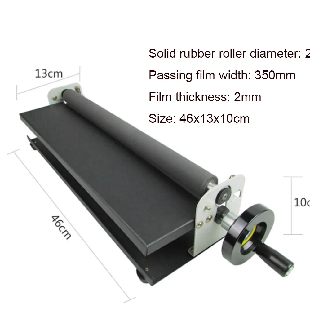 A4 Pressure Film Manual Cold Laminating Machine DIY Small and Simple 350MM Laminating Machine