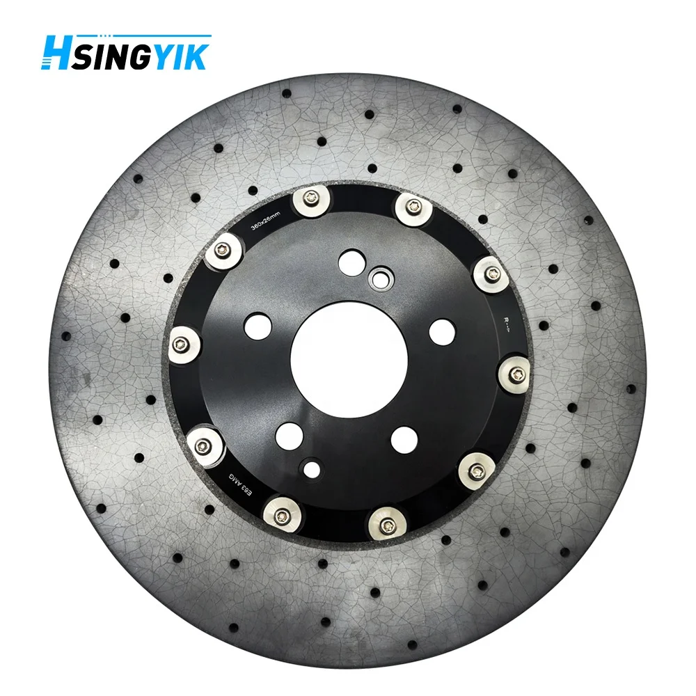 Factory Direct Price High Performance Drilled Slotted Floating OEM A2134230000 Carbon Ceramic Brake Disc For Mercedes Benz