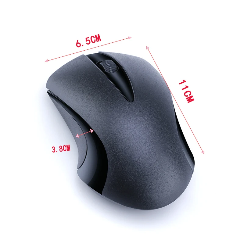 Wireless Optical Mouse 2.4G Cordless with USB 2.0 Receiver 1200 DPI Black pink white muis draadloos for Laptop PC Windows 10