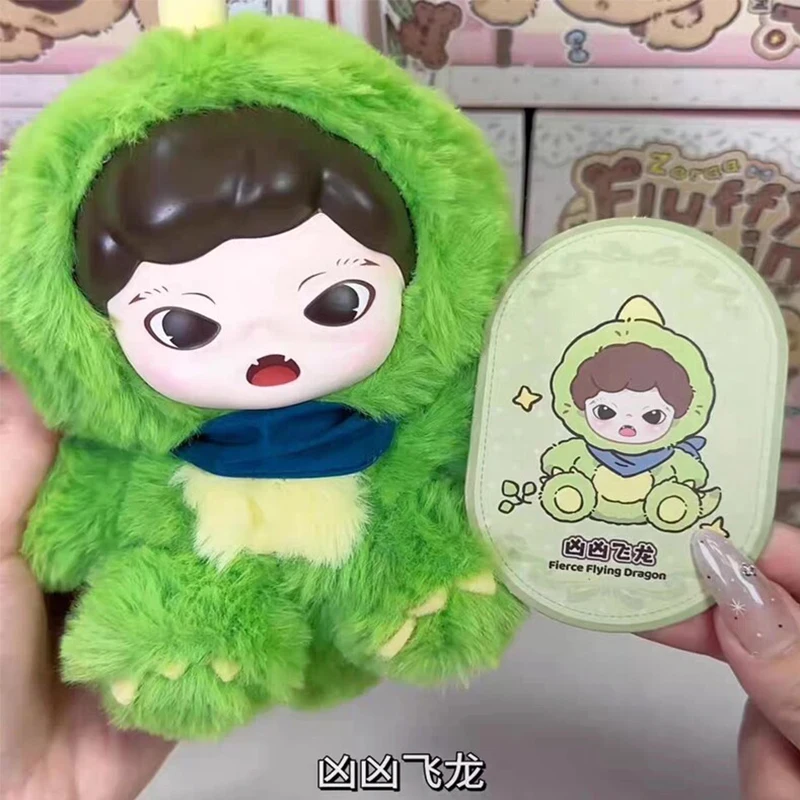 2026 New Zoraa Fluffy Cabin Series Plush Vinyl Doll Blind Box Surprise Bag Mystery Pendant Keychain Lulu Bear Milky Sheep Dragon - view 5