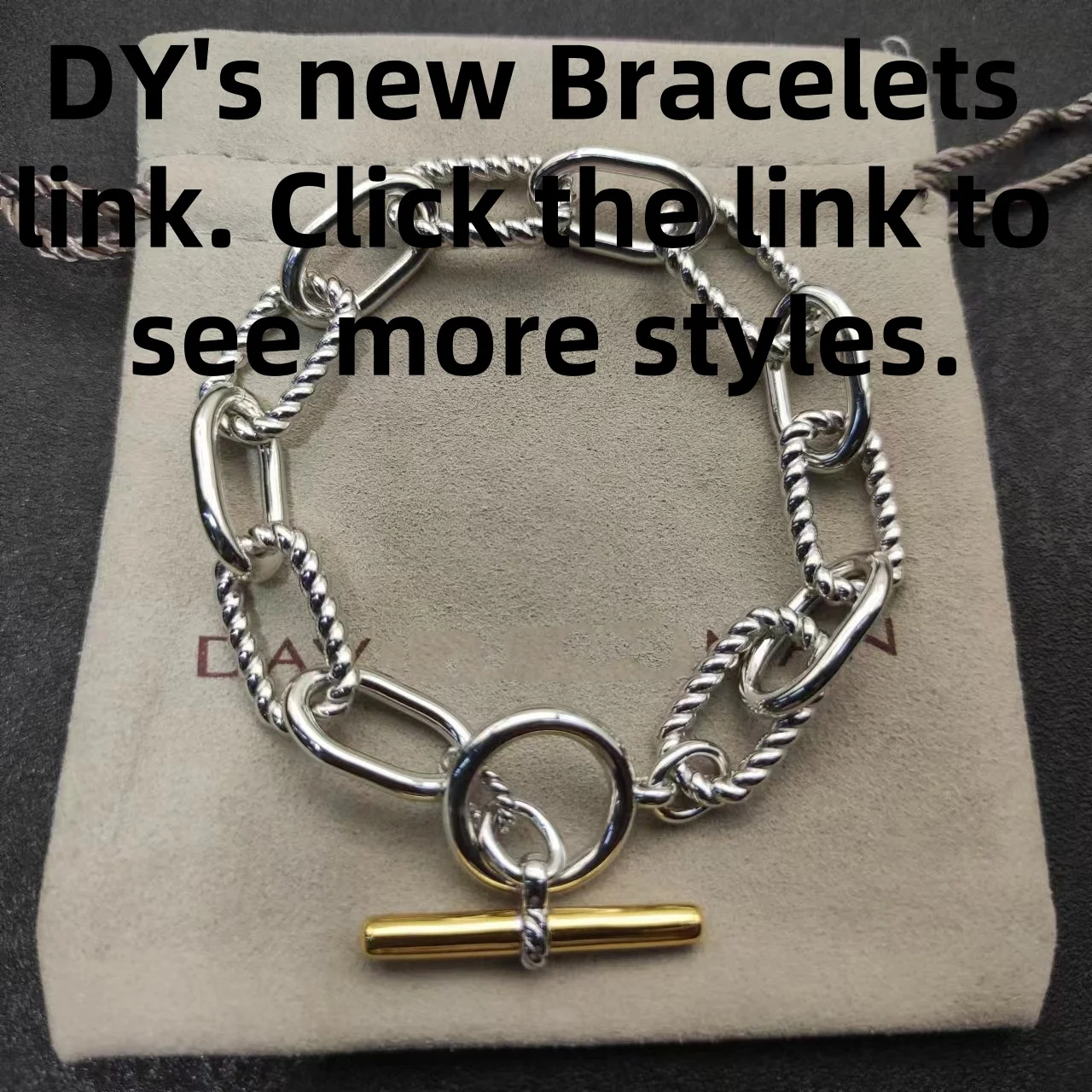 

2025 New DY High Quality Couple Bracelet Unisex Fashionable Simple Retro Beaded Bracelet Daily Wear for Men and Women