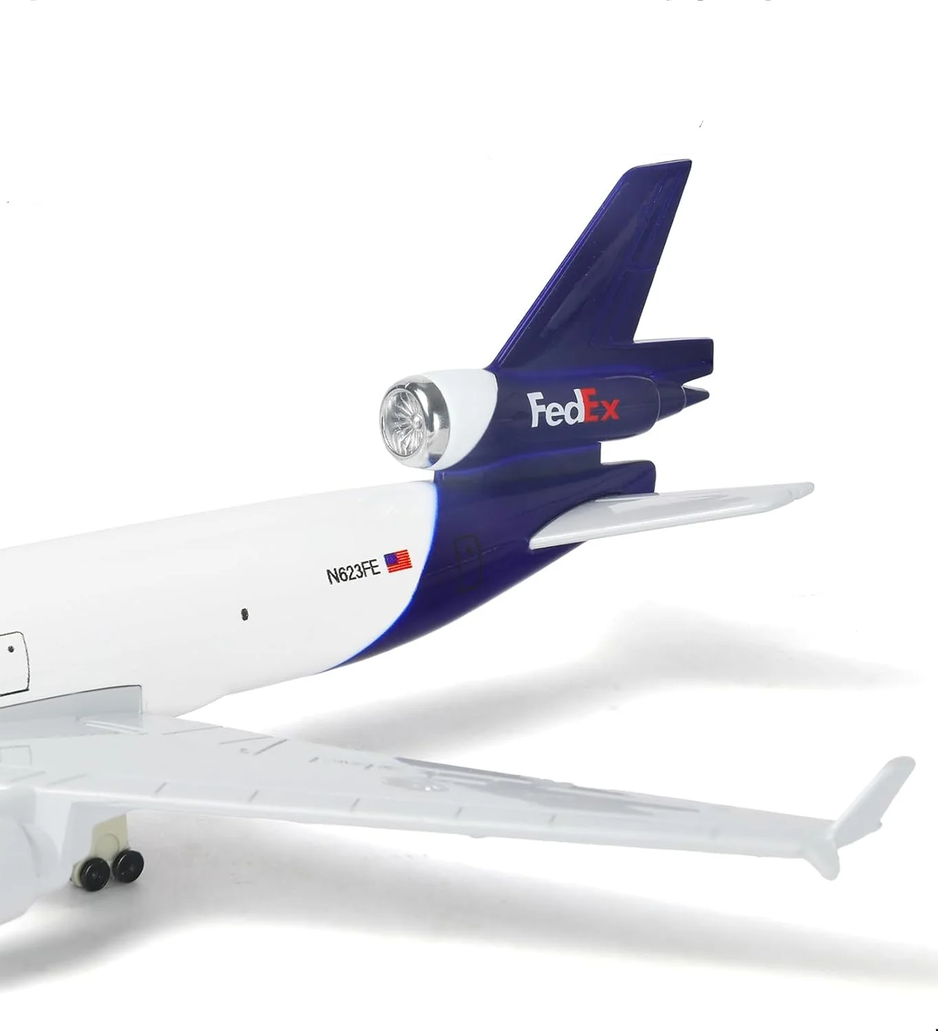 20CM Diecast Metal Planes Fedex Express McDonnell Douglas MD-11 Aircraft Model Plane Collectible Miniatures Airplane Gifts