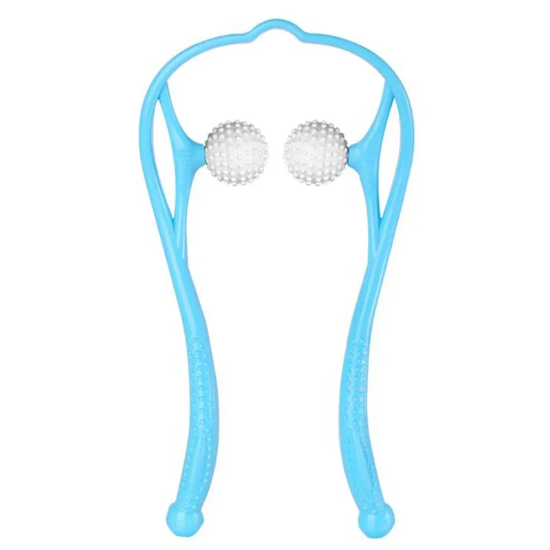 Manual Neck Massager with Dual Ball Press – Cervical Spine Relief & Fitness Recovery Tool