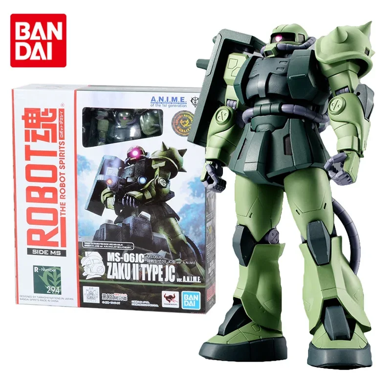 

Bandai Genuine Gundam Anime Figure Robot Spirits MS-06JC Zaku Ⅱ Type JC Collection Gunpla Anime Action Figure Toys for Children