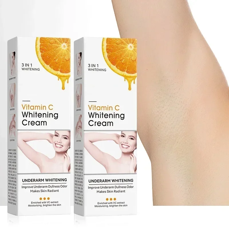 

Vitamin C Brighten Cream Whitening Lightening Melanin Intimate Area Bleaching Legs Knees Elbow Armpits Crotch Brighten Skin Care