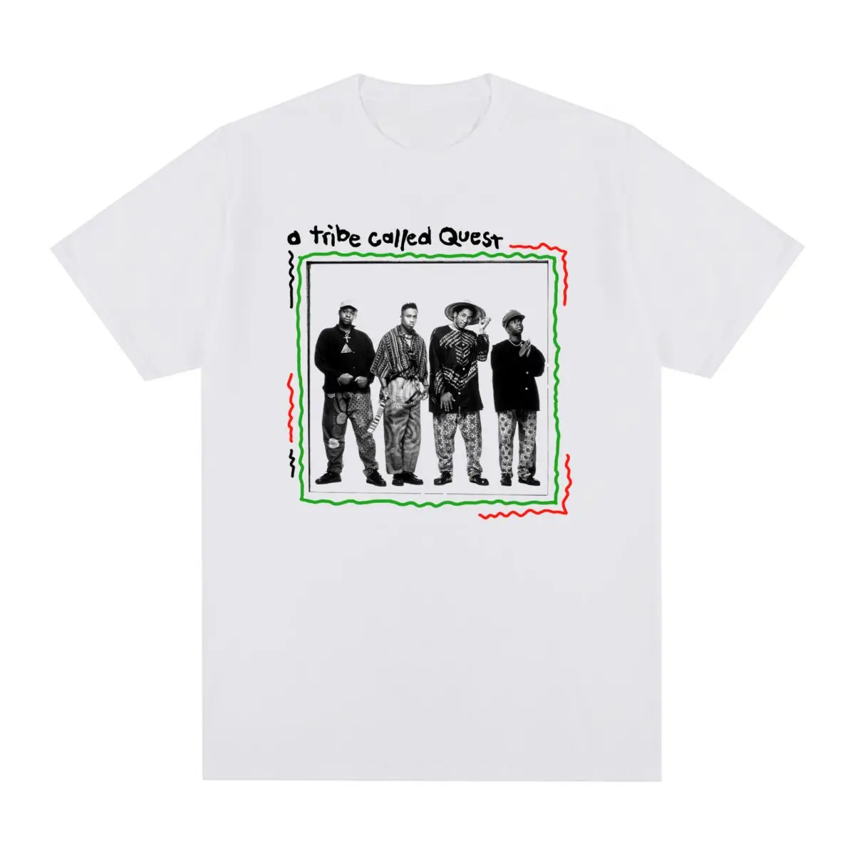 A TRIBE CALLED QUEST Vintage T-shirt Hip Hop Music Group Rap Star Cotton Men T shirt New Tee Tshirt Womens Tops