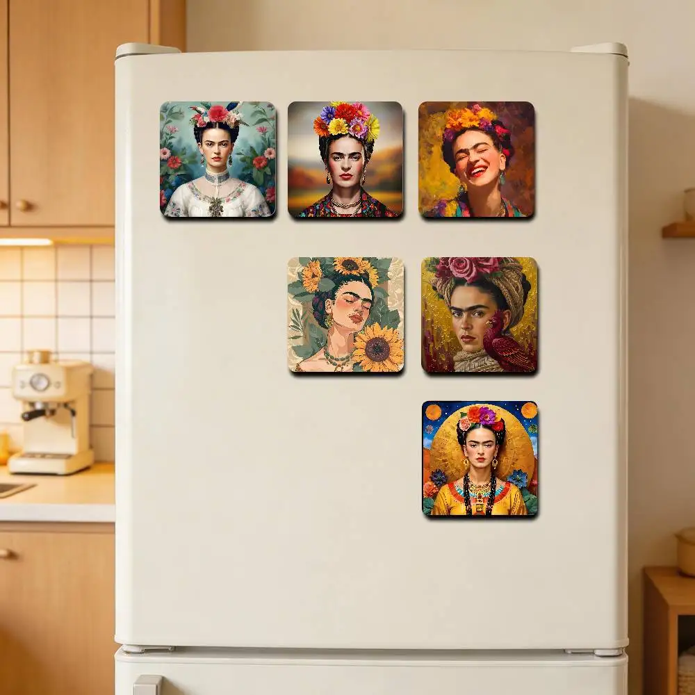 F-FridaS-S K-KahloES Magnetic Refrigerator Magnets Cute and Creative Refrigerator Magnets Souvenirs and Gifts