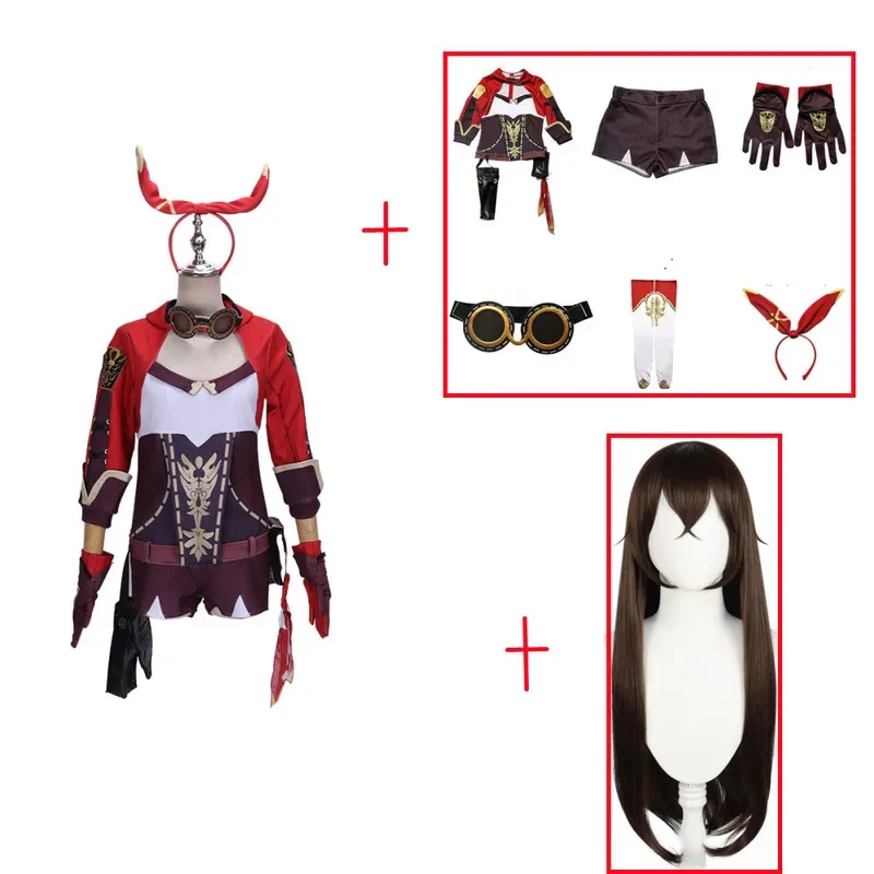 

Genshin Impact Amber Cosplay Costume Jumpsuit Outfits Halloween Carnival Suit sk;m1