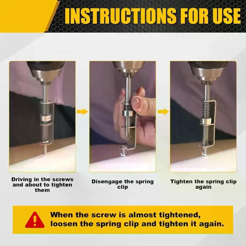 Screw Bit Holder Spring-Loaded Screw Holder Bit Retaining Adapter Tool Quick Release Attachment For Garage Repair Hardware Home