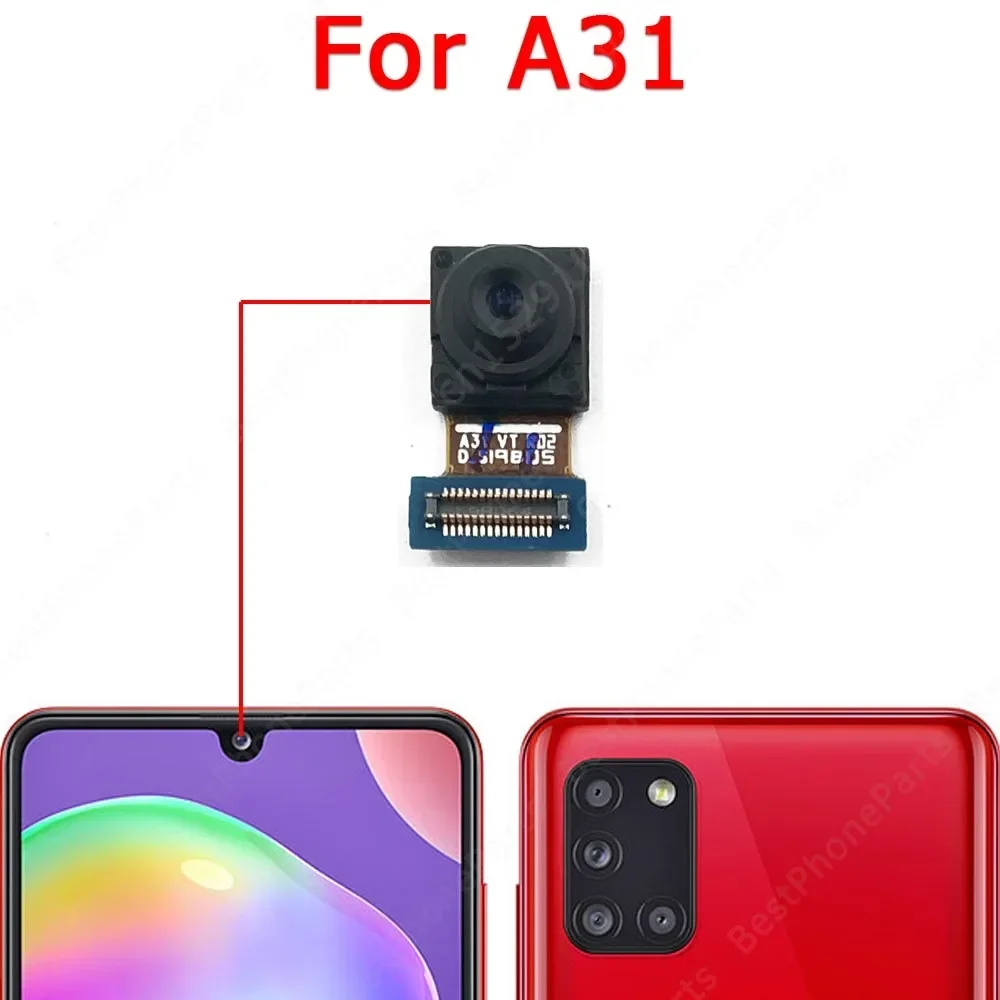 Selfie Camera For Samsung Galaxy A21 A21s A31 A41 A51 A71 5G  A01 A11 Front Camera Module Frontal Facing Flex Spare Parts