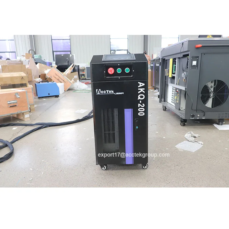 JPT 100W 200W Handheld Laser Powder Coating Painting Rust Portable Pulse Laser Cleaning Machine