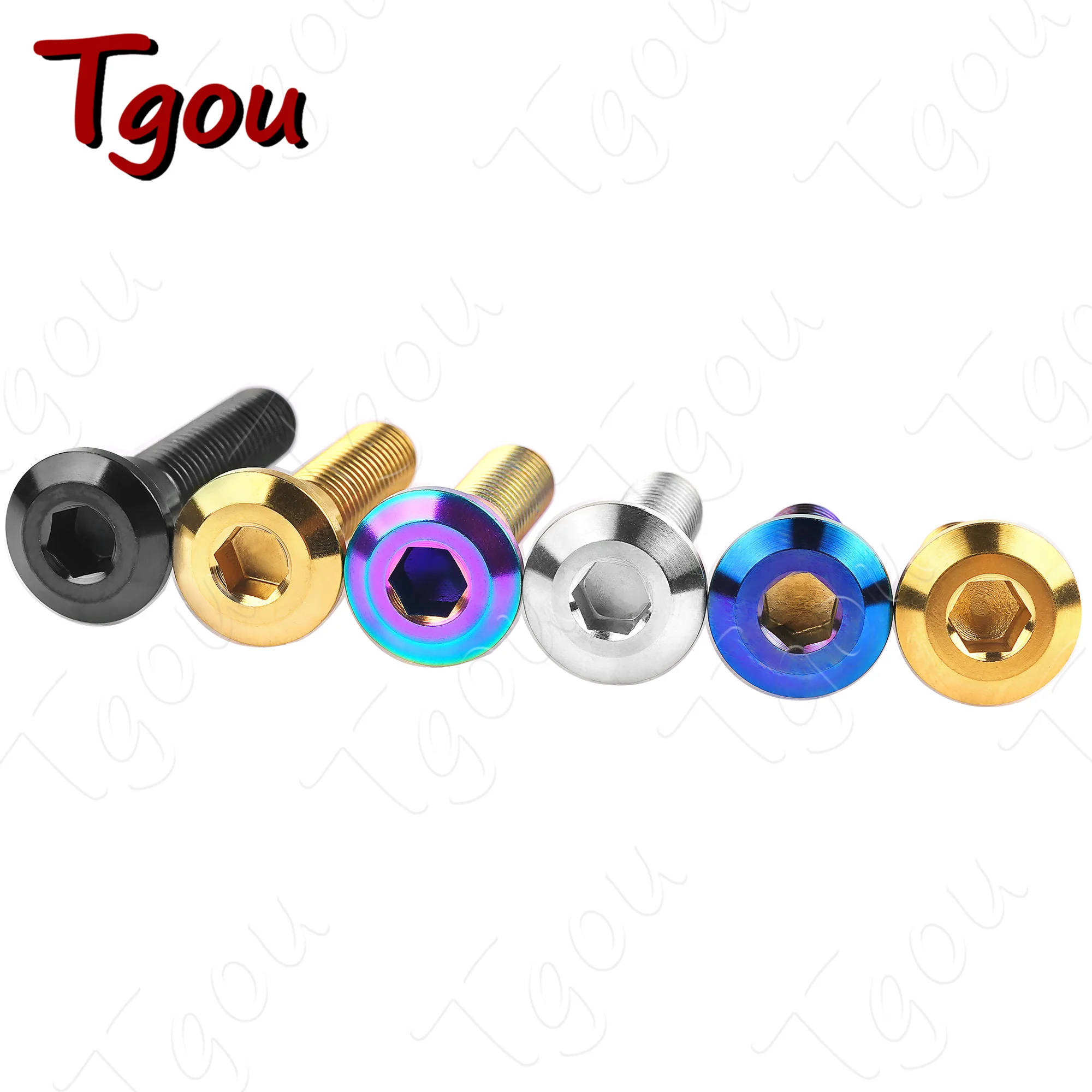 Titanium Bolt Motor Bike Rear Brake Rotor Screw M8x20 22 25 30 33 35 40mm for Motor Bike Accessory