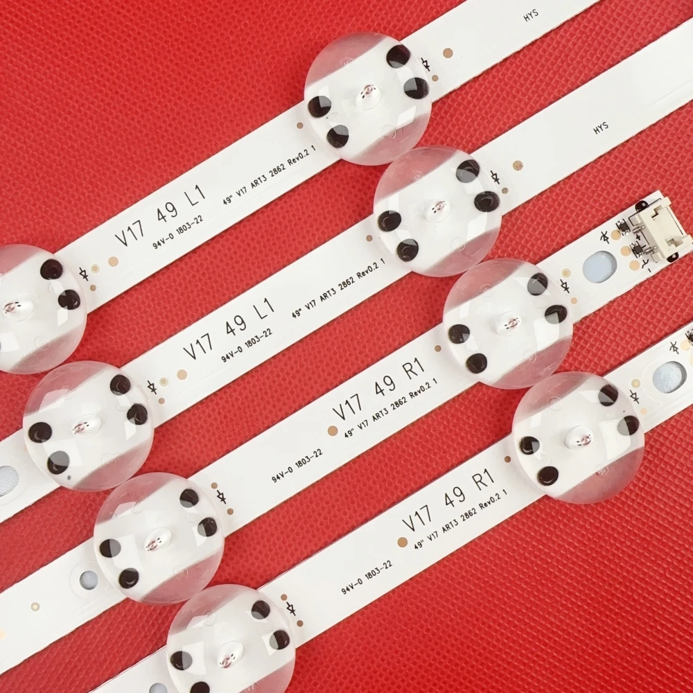 LED Backlight strip For 49UV340C 49LJ614V 49UJ6525 49UJ6585 49UJ6565 49UJ670V 49UJ701V V17 49 6916L-2862A 6916L-2863A