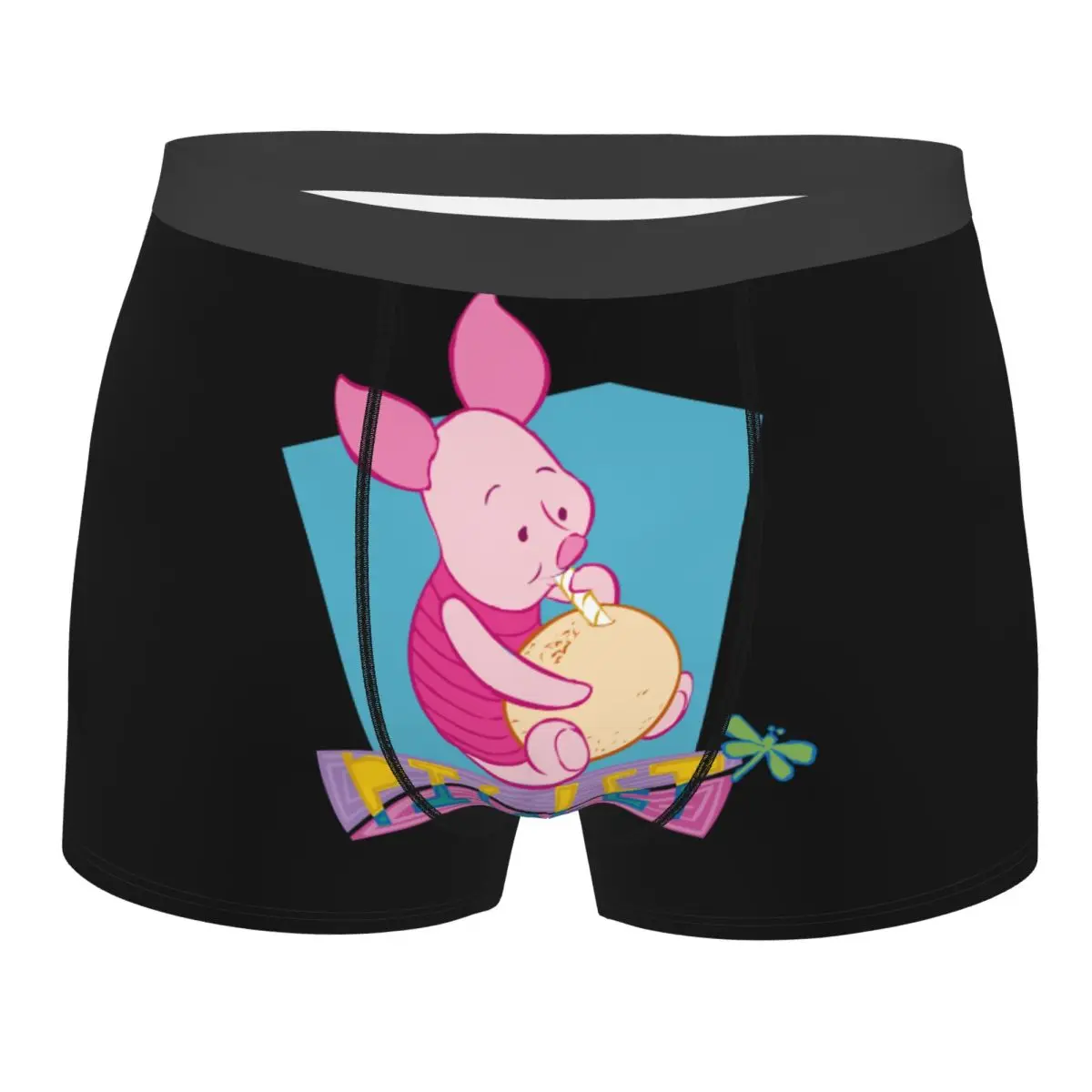 

Sexy Animation Cartoon Winnie The Pooh Boxers Shorts Underpants Male Comfortable Piglet Briefs Underwear