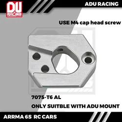 ADU RACING 7075-T6 SLIDING MOTOR PLATE WITH 42mm 49mm 56mm motor FOR ARRMA 6S 1/8 AND 1/7 RC CARS