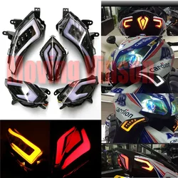 Fit For YAMAHA TMAX530 2012 - 2016 Rear Tail Brake Light LED Turn Signal Indicators Taillight Lamp TMAX 530 T-MAX530 13 14 15 16