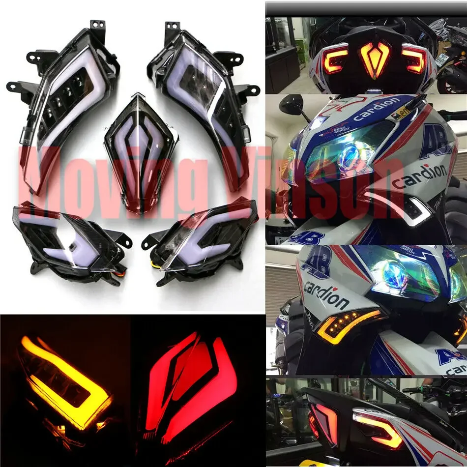 Fit For YAMAHA TMAX530 2012 - 2016 Rear Tail Brake Light LED Turn Signal Indicators Taillight Lamp TMAX 530 T-MAX530 13 14 15 16