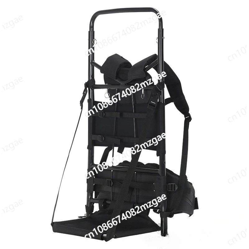 Outdoor Sports Thickened Back Aluminum Alloy Mountaineering Hiking Long-distance Weight-bearing Comfortable Back Frame Bag