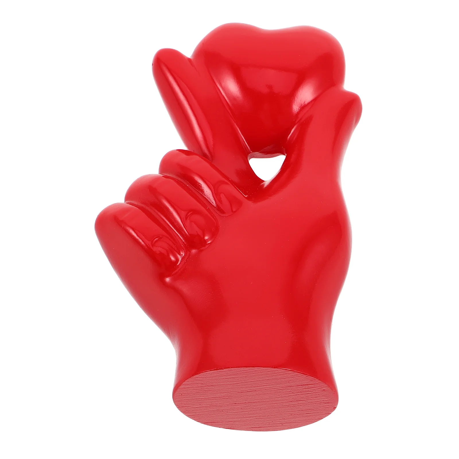 

Creative Heart Hands Statue Elegant Resin Love Sign for Living Room Bedroom Nightstand Anniversary Decor Aesthetic Interior