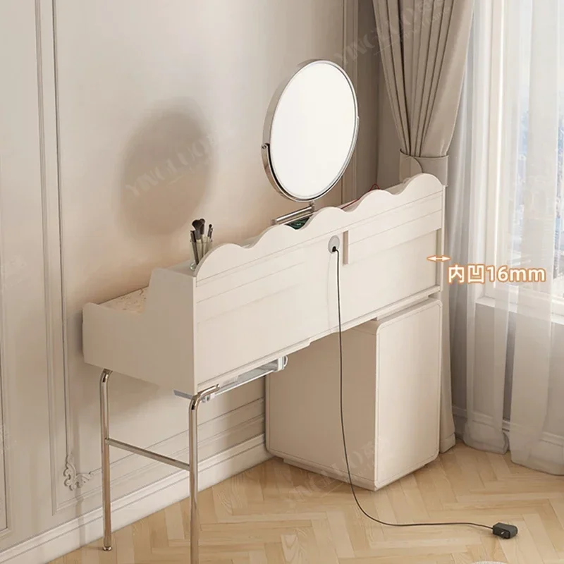 +Luxury Modern Vanity Table Storage White Nordic Beauty Bedroom Dresser Drawers Organizer Organizer Vestidores Trendy Furniture