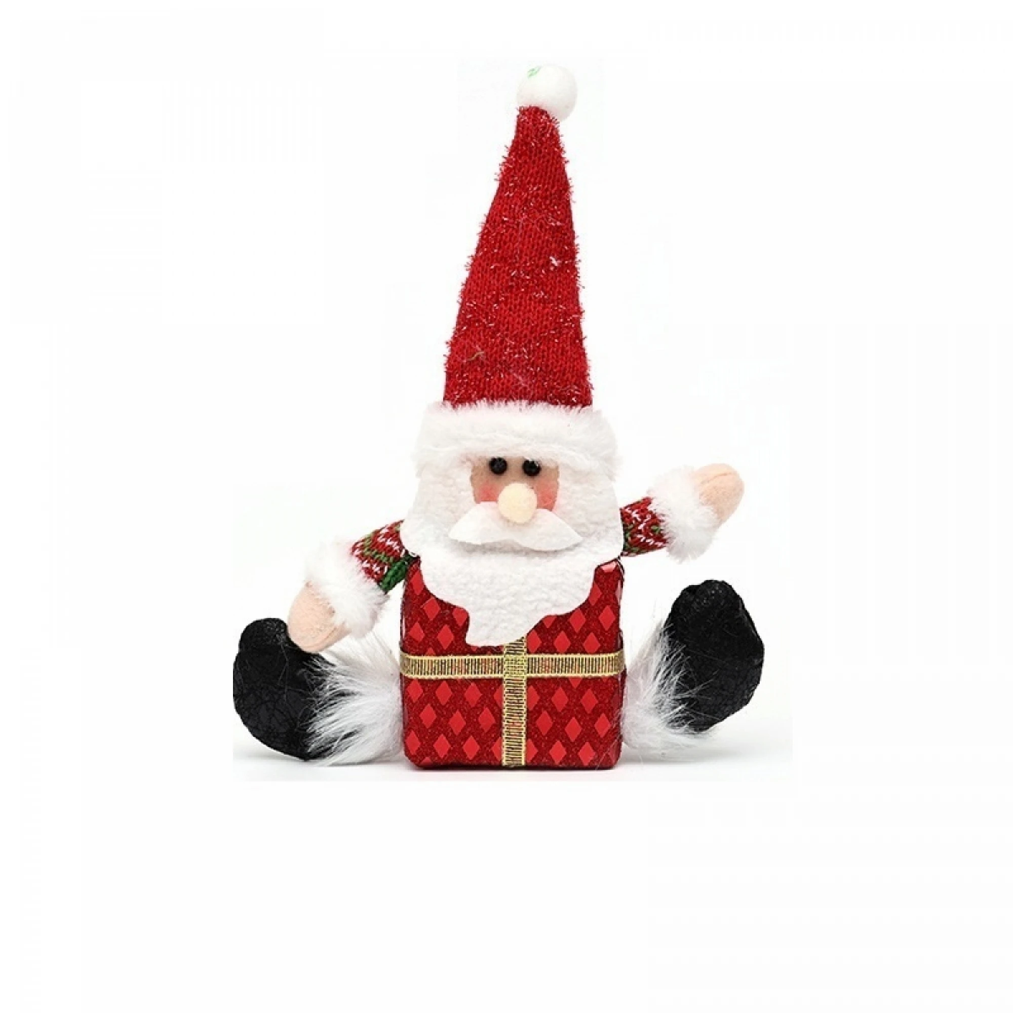 Christmas Tree Hanging Doll Decorations Santa Snowman Reindeer Stuffed Toys