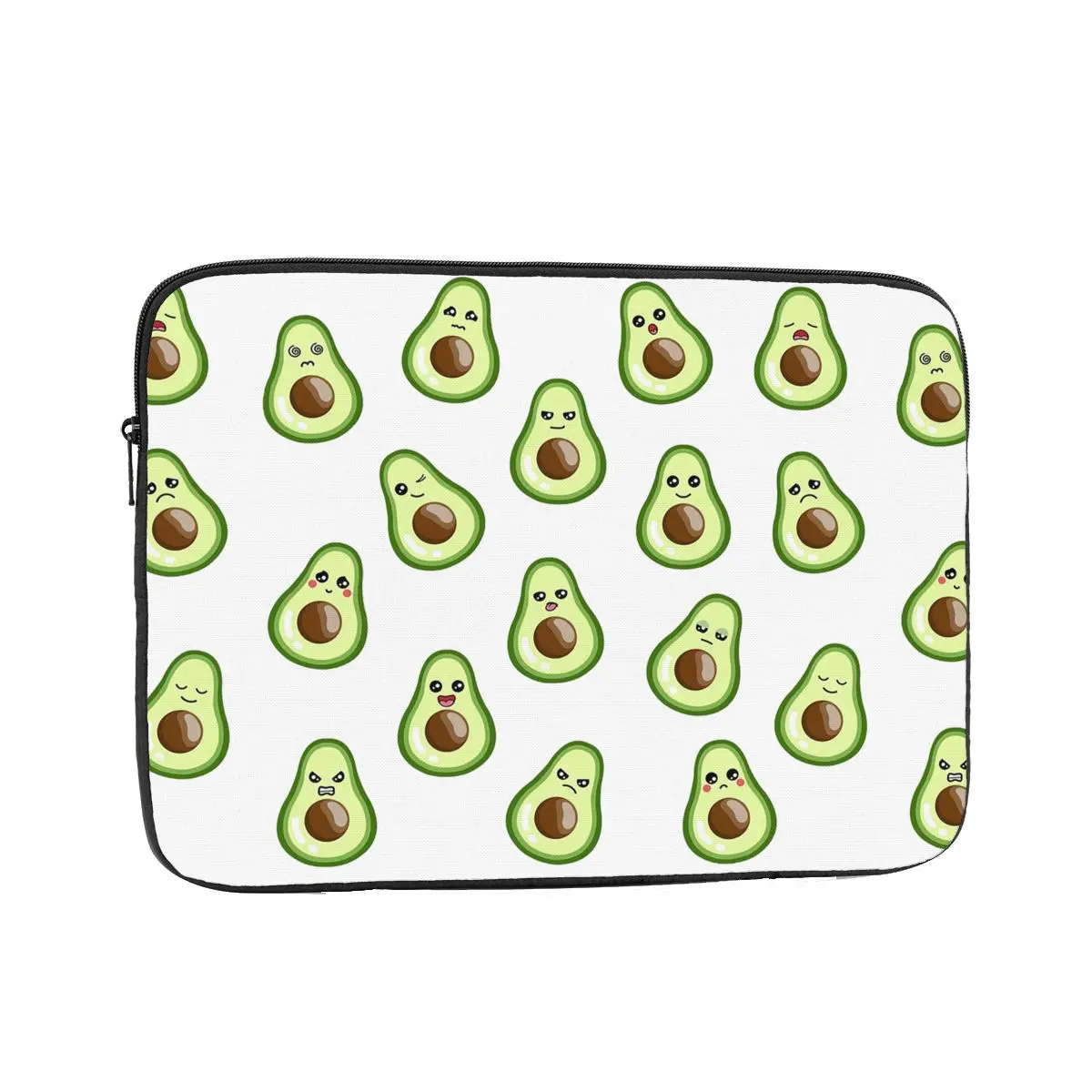 Funny Avocado Emoticons Notebook Laptop Bag Case Pouch 10 12 13 15 17 Inch Notebook Sleeve Cover Bag Tablet Shockproof Case Bag