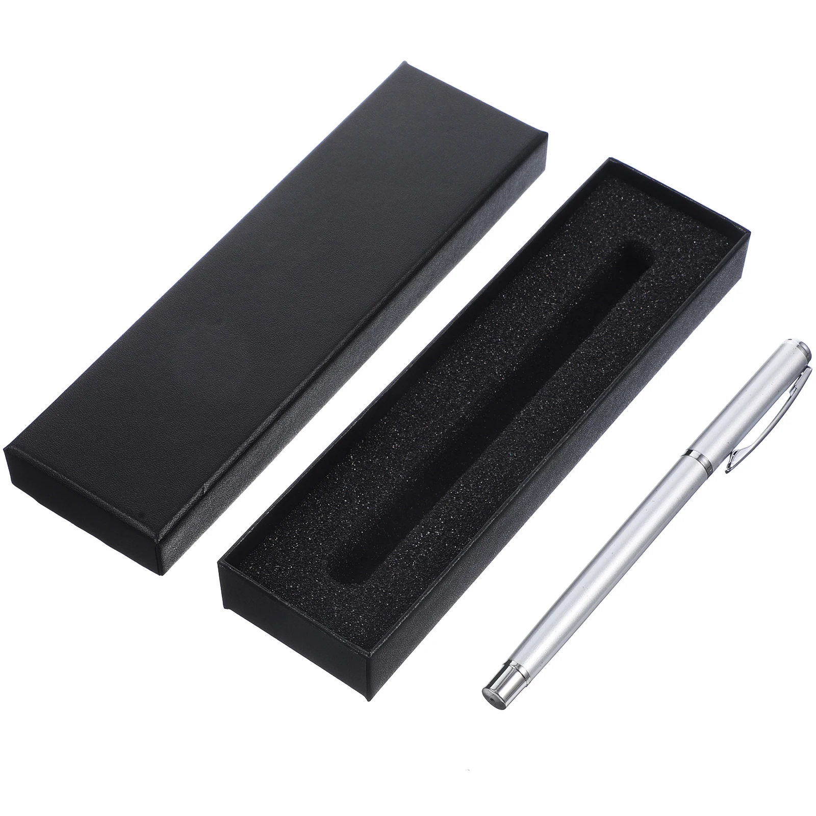 

Portable Calligraphy Pen Metal Writing Sign Pens Luxury Design for Men Daily Use Sign Pens Business Office Use Silver Color