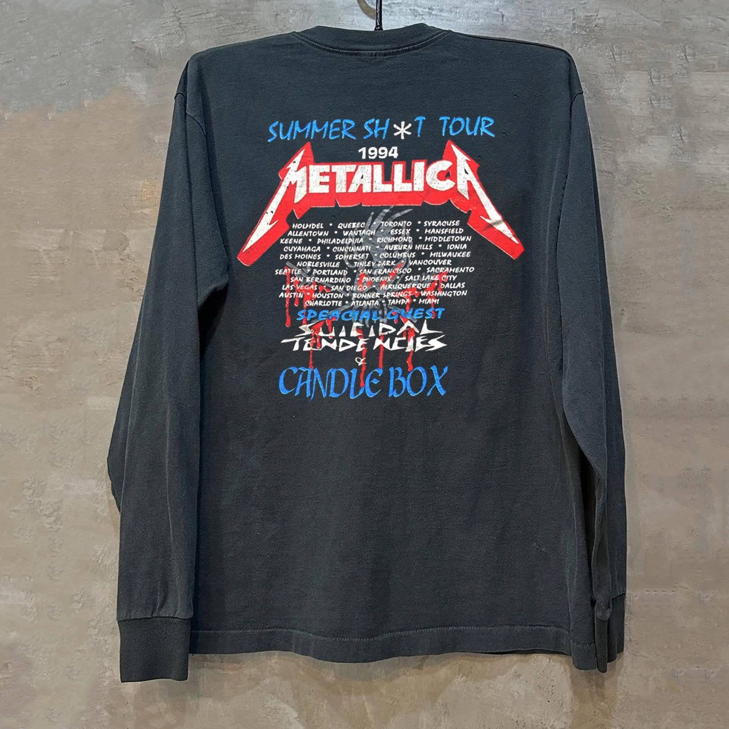  Band American High Street Long Sleeve T-Shirt College Style Vintage Feel Trendy Brand Breathable Cotton Top