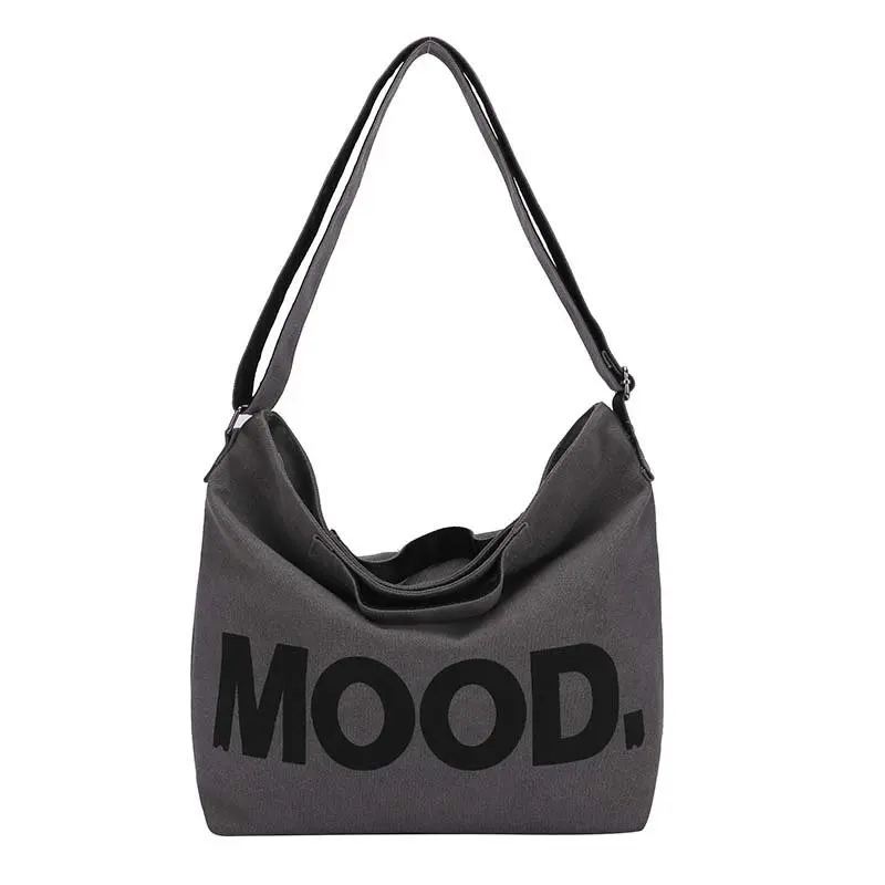 Leisure Bags For Women 2021 Versatile Canvas Shoulder Bags Convenient Handbags Simple Crossbody Bag High Capacity Bag Sporty Bag