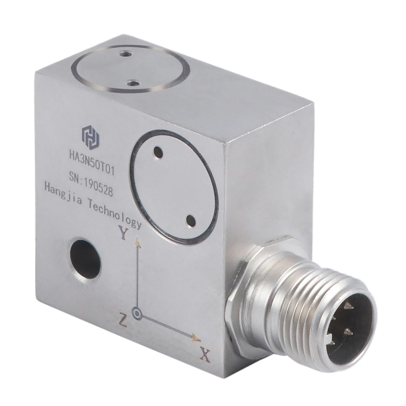 100mv IEPE Triaxial Industrial piezoelectric Vibration sensor accelerometer Acceleration Transducer