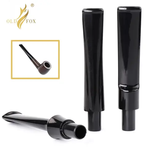 OLD FOX Tobacco pipe special pipe mouth Acrylic straight handle pipe stem 9mm pipe channel tenon outer diameter 10.3mm DIY