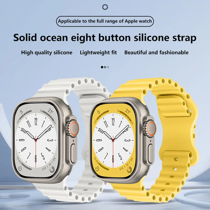 Glas-Schutzhülle + Armband für Apple Watch 40mm 41mm 44mm 45mm 42mm 46mm Displayschutz-Hülle für Apple IWatch Series 10 9 8 7 6 54 – Detail 4