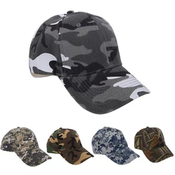 Men Baseball Caps Army Tactical Camouflage Cap Jungle Outdoor Hunting Fishing Snapback Hat