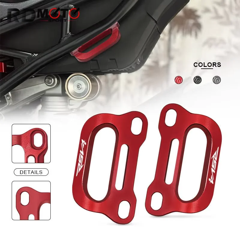 

2025 For RSV4 RS660 TUONO 660 Tuono V4 1100 Factory Motorcycle Modified Rear Footrest Pedal Remove Decorative Cover rsv4 rs660