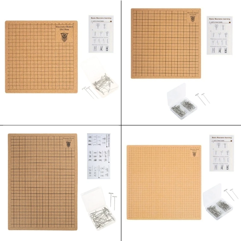 Unique Pattern Board with Lightweight Crafting System Reversible Braiding Board