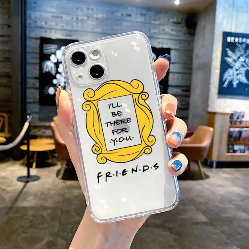 Central Perk Coffee friends tv show Phone Case Transparent soft For iphone 11 13 12 14 pro max mini plus