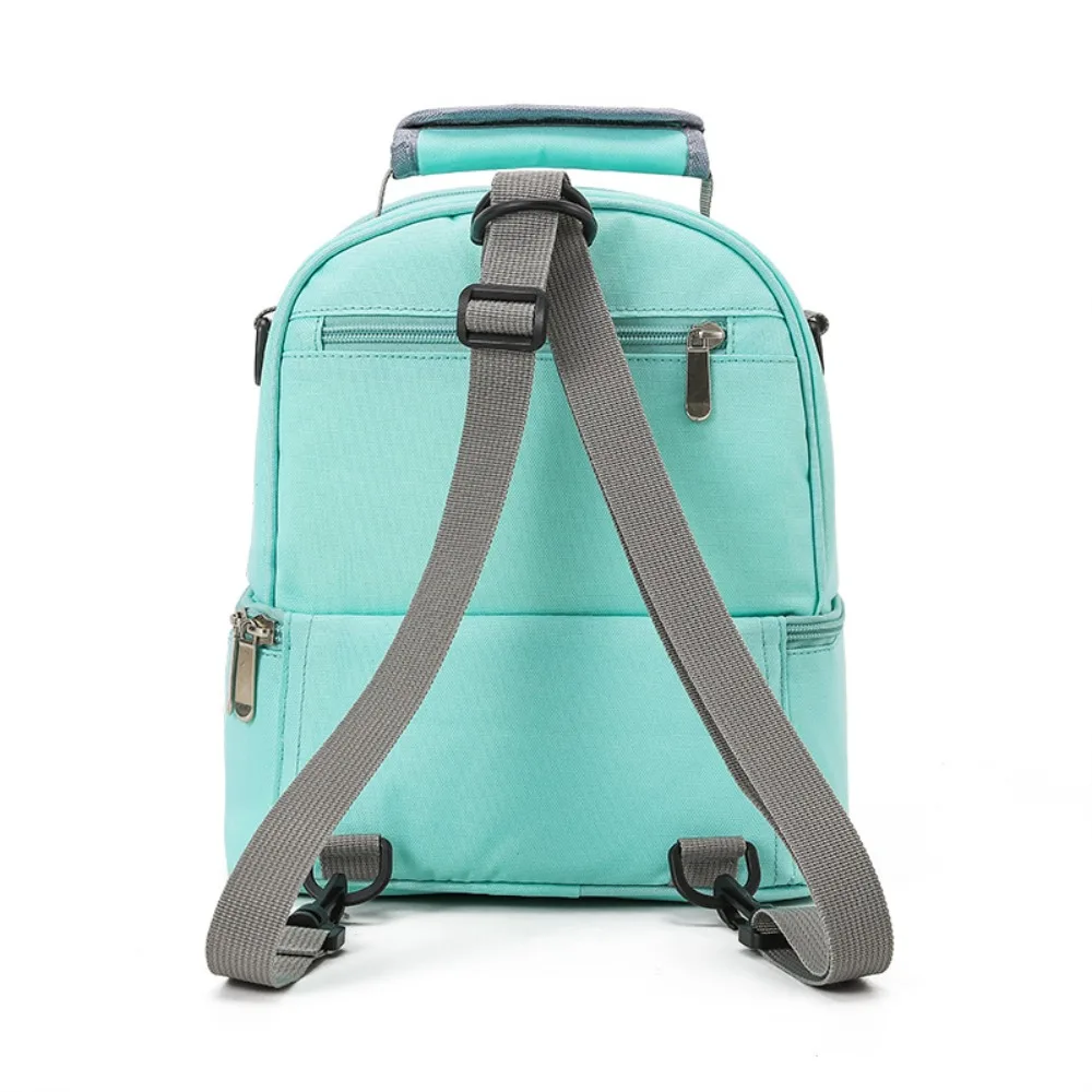 

Nylon Insulation Mommy Backpack Milk Preservation Double Layer Baby Diaper Bag Waterproof Wear-resistant Mommy Shoulder Bag