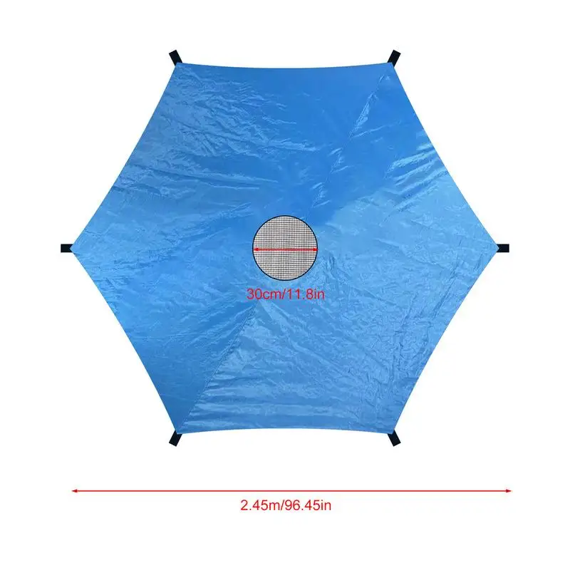 New Foot Jumping Trampolines Tent Jump Bed Sun Shading Fabric Rain And Sun Protection Anti-UV Trampoline Accessories