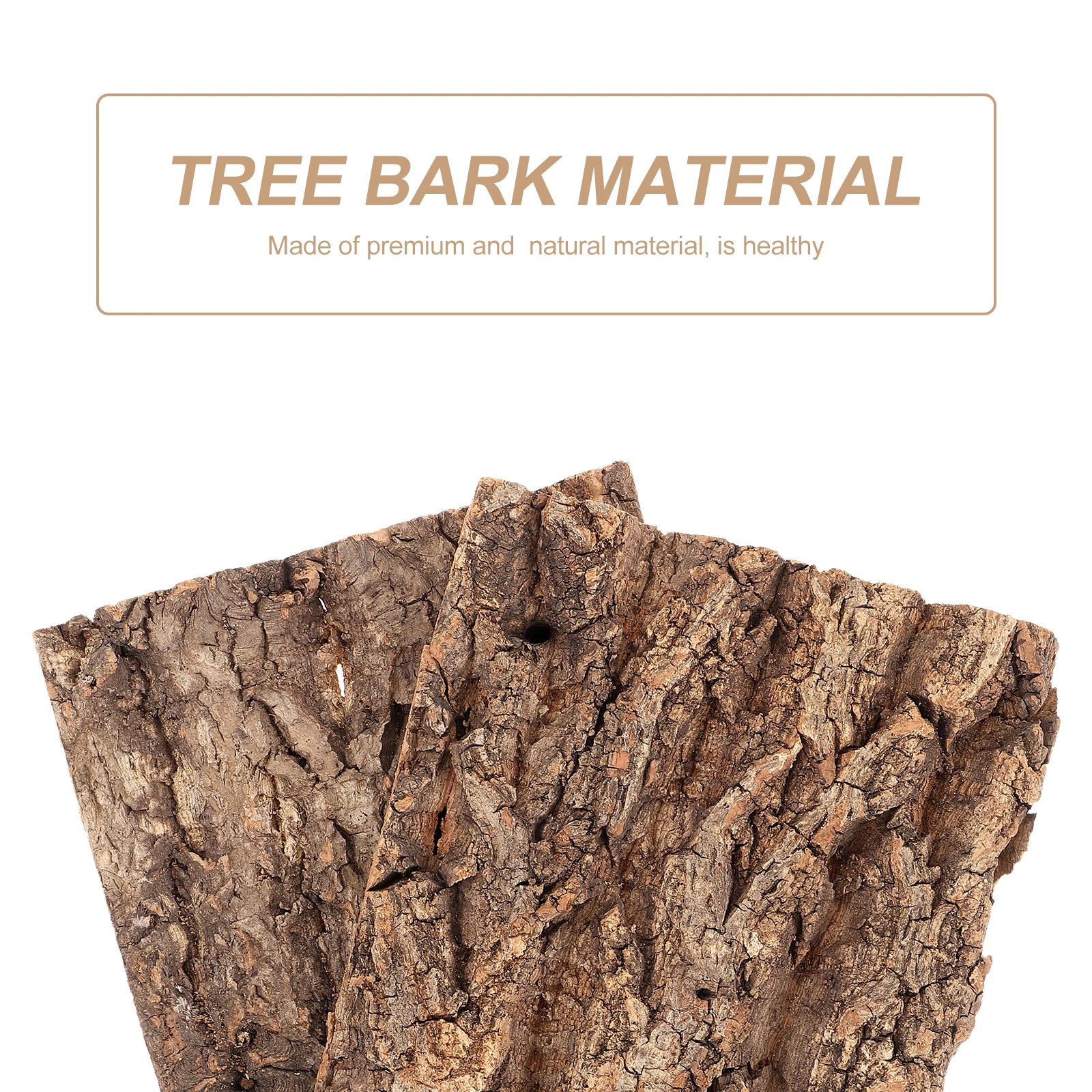 

2pcs Tree Bark Decoration Reptile Terrarium Fish Tank Background Durable Natural Material Lizard Gecko Pet Cage Accessories