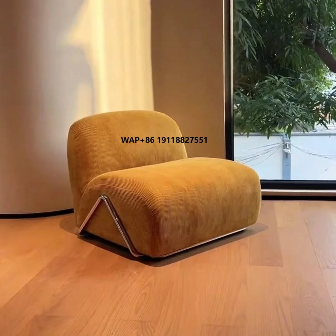 Victoria – Module de canapé simple au Design moderne, chaise de salon victorienne, tissu ancien, sac de haricots paresseux moyen ancien