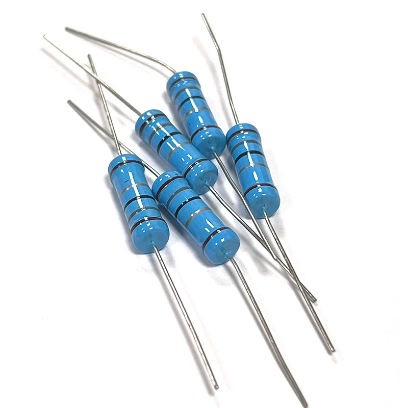 10pcs 3W 2.4R 24R 240R 2.4K 24K 240K 2R4 24 240 Ohm R K Accuracy 1% Metal Film Resistor Five-Color Ring 0.1R-910K