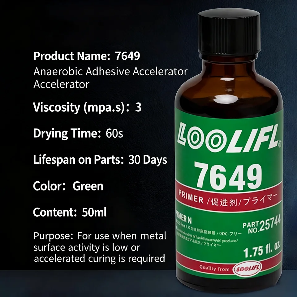 50ml Loctite SF 7649 770 7452 Clear Adhesion Promoter 1.75 Oz Bottle Original Formula for Bonding with Instant Adhesive