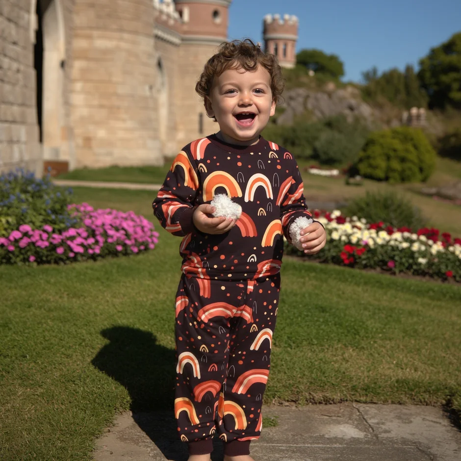 

Sanlutoz Хэллоуин осень топы с длинными рукавами + штаны комплекты одежды для маленьких детей мультфильм 2 шт.