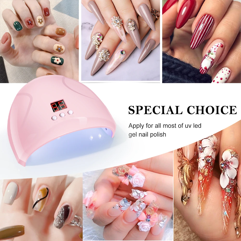 LINMANDA-مصباح أظافر LED بالأشعة فوق البنفسجية احترافي ، أداة آلة العلاج بالضوء ، تجفيف طلاء الجل ، معدات الصالونات ، مجفف ، 36 واط