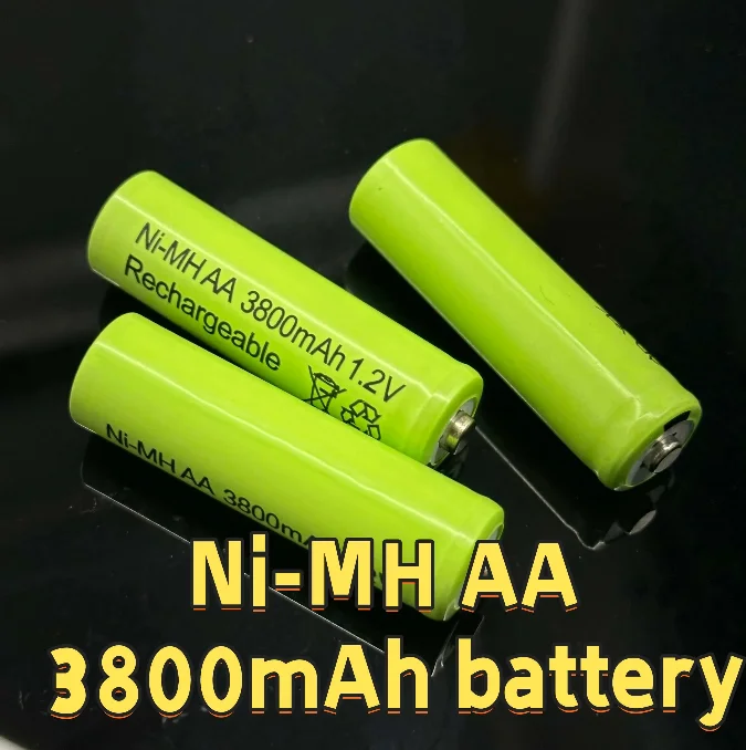 1.2V AA 3800mAh Batterie Rechargeable Ni-MH Batterie Pour Jouet Télécommande Piles Rechargeables Batterie