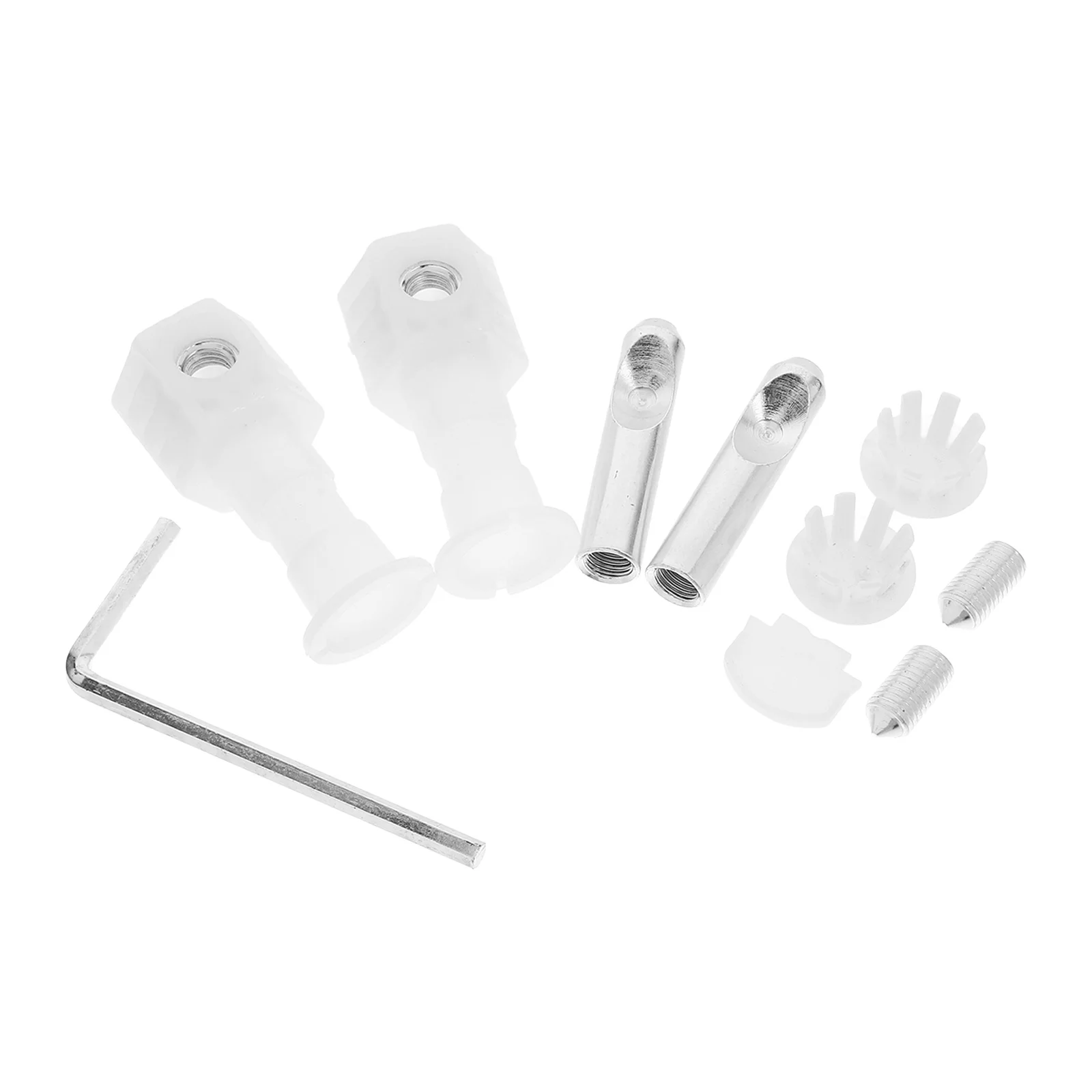 

10Pcs Toilet Seat Fixings Installation Kit for Wall Mounted Toilets Heavy Duty Nylon Anchors Universal Compatibility Elegant