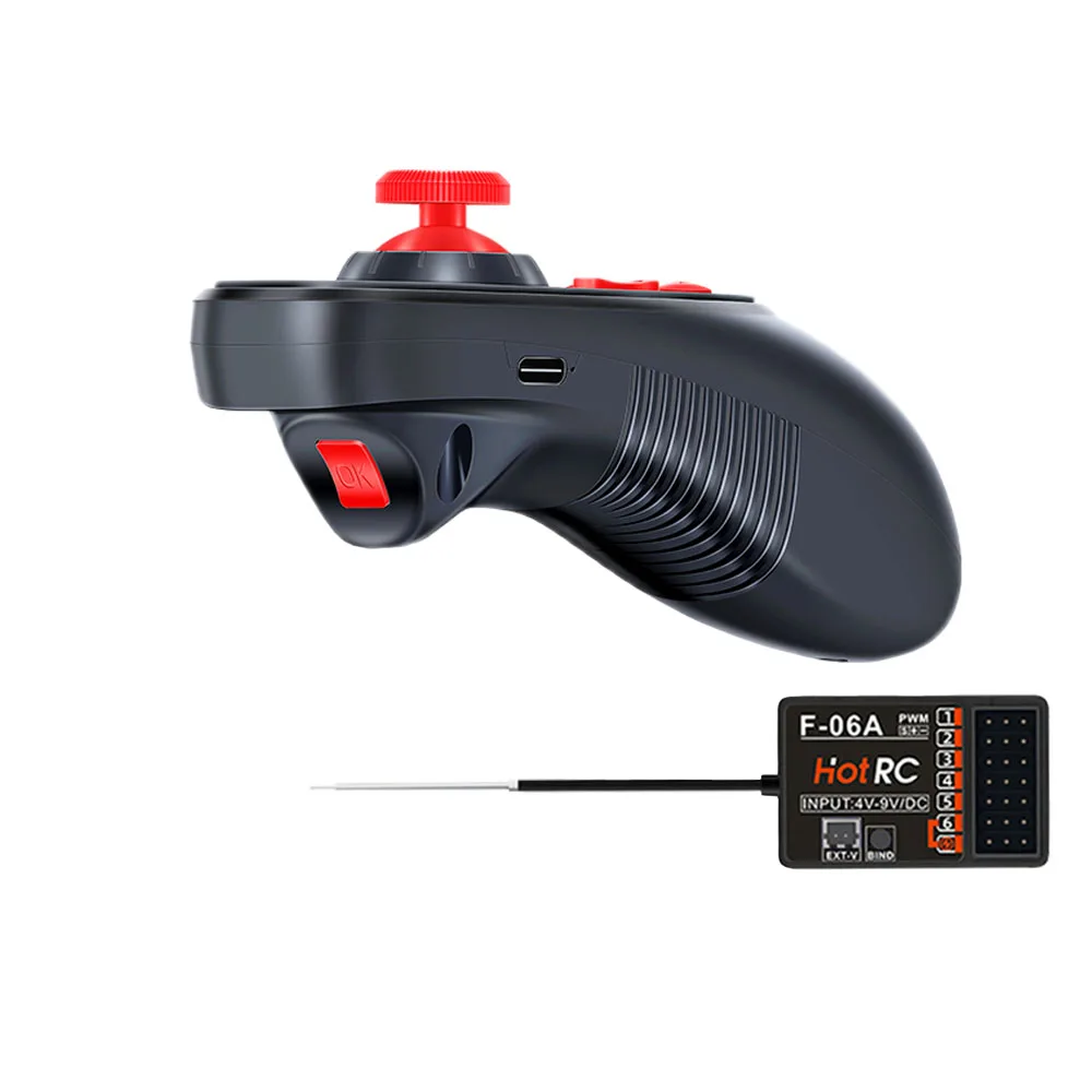 Hotrc DS-600 / DS-4A / CT-6A/   2.4GHZ FHSS Radio Control System Transmitter With Receiver For RC Car Boat