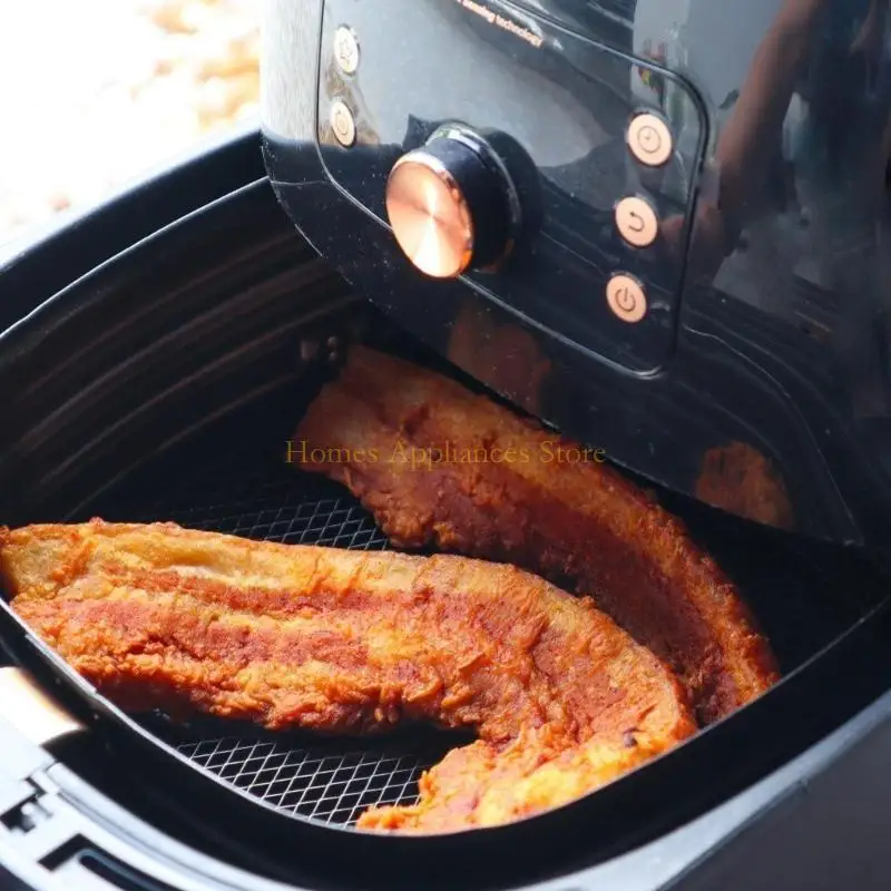 D0AB PACK 2 воздушной фритюрной панели силиконовой воздушной корзины корзина воздушного фритюрного фритюрного миски силиконовый