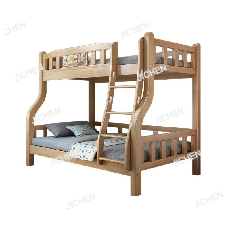 

All solid wood upper and lower beds, rubber wood double-layer high and low beds, two-layer beds, multi-functional upper and lowe